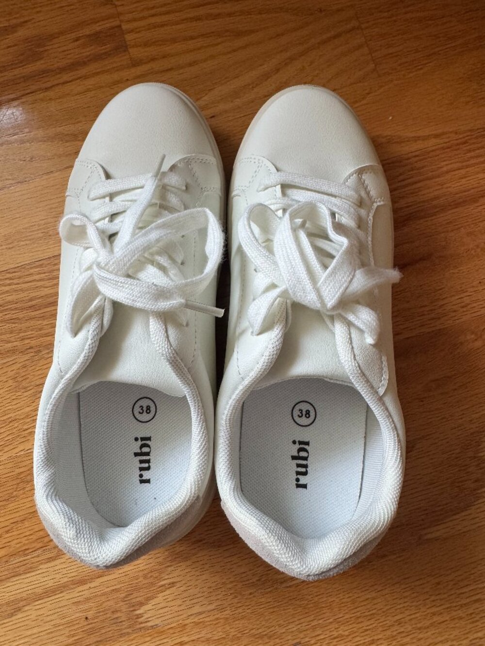 *NEW* Rubi "Prime" Low-Top White Sneakers by cotton on, size 38 us women 8